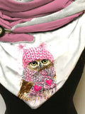 Winter Owl Casual Scarf and Shawl