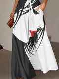 Abstract Art Art Wide Leg Pants