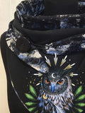 Owl Art Casual Scarf