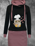 Women's Simple Owl Leisure Casual Dress