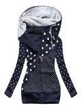 Women's Polka Dot Hoodie