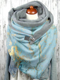 Marble Print Casual Scarves and Shawls