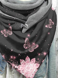 Butterfly Floral Casual Print Scarf