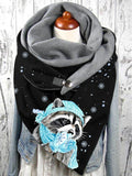 Winter Sloth Casual Scarves and Shawls