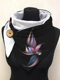 Light Effect Floral Art Fashion Scarf