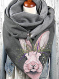 Rabbit Print Scarf and Shawl