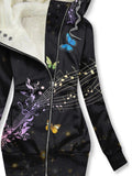 Women's Aurora Butterfly Shine Art Casual Sweatshirt