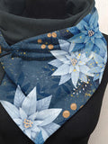 Christmas Floral Sparkle Casual Scarf