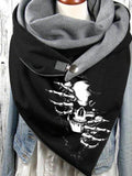 Punk  skull casual scarf and shawl