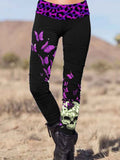 Punk Skull Printed Slim Fit Pants