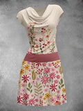 Women's Vintage Floral Artistic Maxi Dress