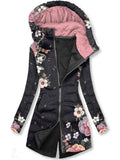 Women's Floral Print Sweatjacke