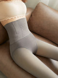 Plus Velvet Thickened High Eaist Belly Buttocks Warm Pantyhose