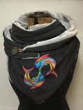 Winter Cute Dolphin Casual Fashion Scarf