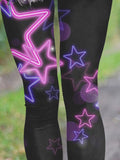 Star Casual Print Leggings