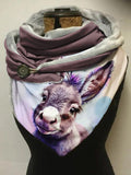 Donkey Casual Print Scarf