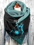 Fluorescence Wolf Warm Scarf