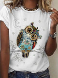 Owl Cute Casual T-shirt