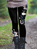 Women's Floral Print Casual Leggings