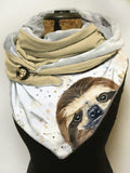 Sloth Casual Scarves and Shawls