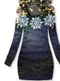 Winter Christmas Sparkling Casual Sweatshirt