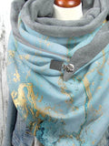 Marble Print Casual Scarves and Shawls