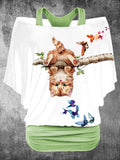 Women's two-piece Cat T-shirt