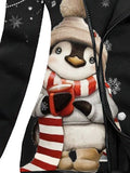 Winter Snowflake Penguin Casual Sweatshirt