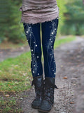 Shining Casual Print Leggings