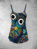 Women's Owl Two Piece Suit Top