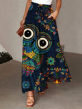 Owl Artistic Wide Leg Pants