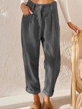 Women's High Waist CorduroyCasual Fashion Pants