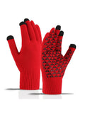 Men's And Women's Winter Knitted Warm Fleece Gloves