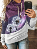 Women's Dandelionf Print Casual Sweatshirt