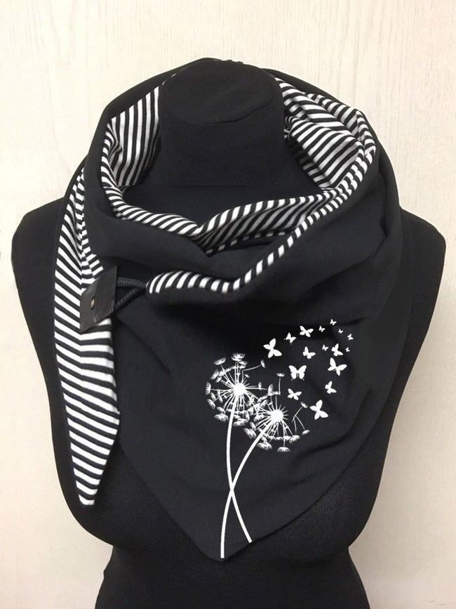 Butterfly Dandelion Art Design Casual Scarf