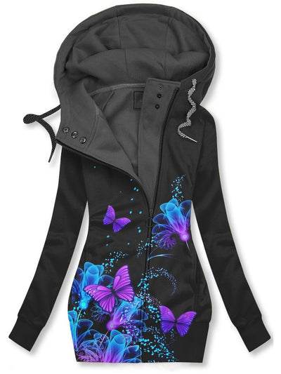 Women's Butterfly Art Casual Sweatshirt