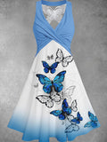 Women's Butterfly Lace Artistic Dress