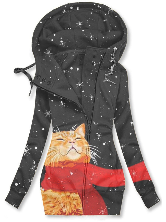 Women's Art Cat Casual Sweatshirt