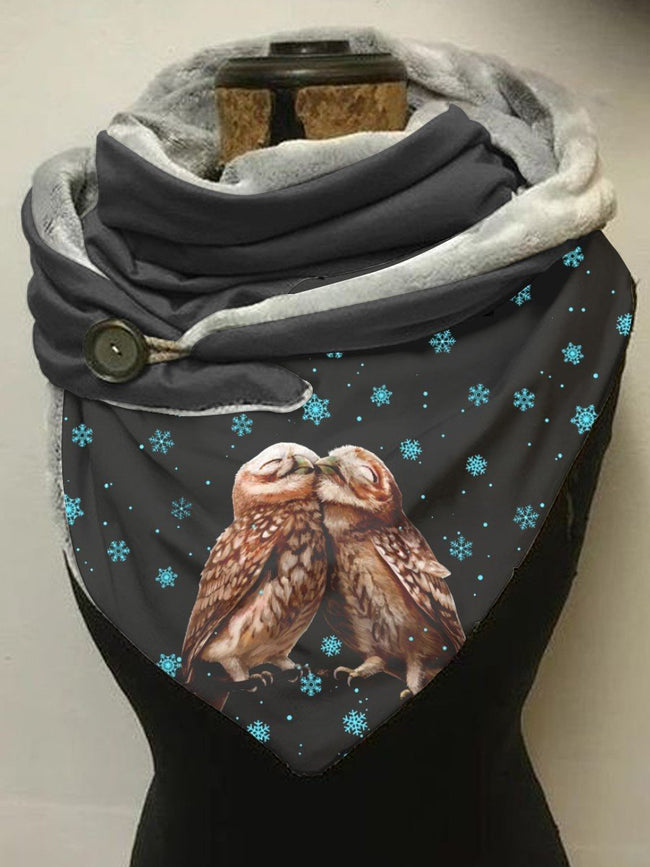 Winter Owls Casual Scarf and Shawl