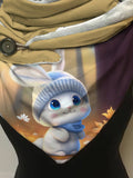 Winter Cute Rabbit Casual Fashion Scarf