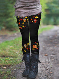 Women's Owl Print Casual Leggings