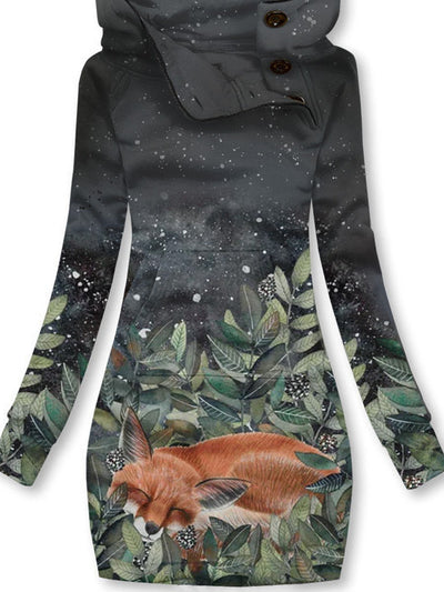 Winter Fox Casual Sweatshirt