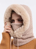 Winter Knit Set Unisex Warm Wind-Proof Cap