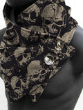 Autumn And Winter Fashion Skull Simple Scarf