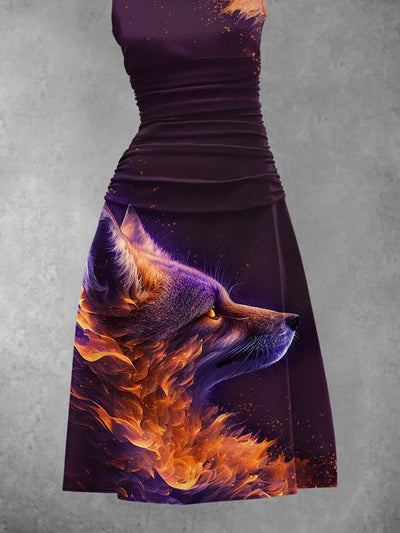 Women's Fox Artistic  Maxi Dress