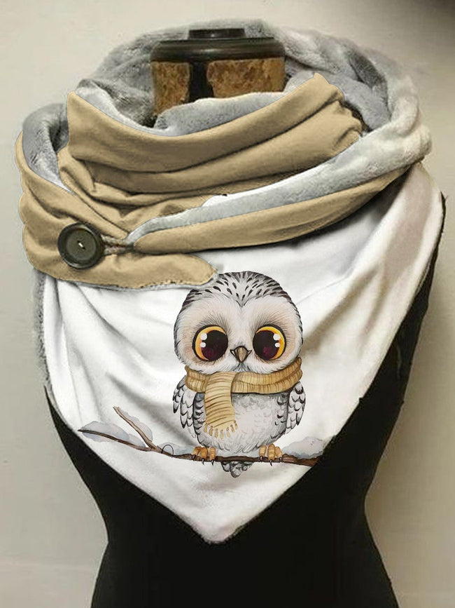 Owl Casual Scarf and Shawl