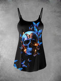 Women's Two Piece Suit  Skull Top