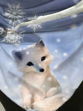 Winter Fox Art Pattern Scarf Scarves