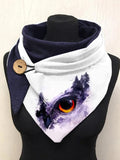 Owl Forest Art Print Casual Scarf