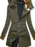 Women's Horse Print Sweatjacke